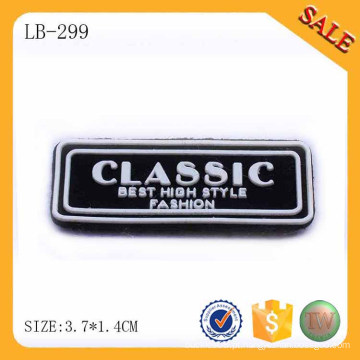 LB299 2015 Novo logotipo personalizado patch 3D pvc para bolsa, fornecedor de remendo de borracha personalizado